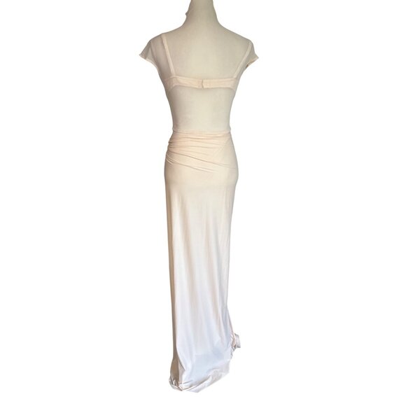 Deme by Gabriella Dove Set in Ivory Medium New Womens Maxi Gown Dress - Picture 8 of 17